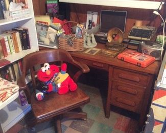 Oak office desk