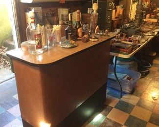 The bar is open