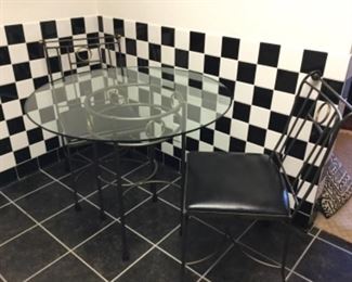 BISTRO TABLE AND CHAIRS