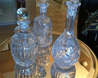 CRYSTAL DECANTERS 