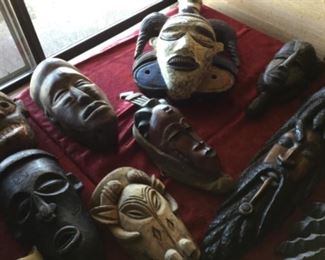 AFRICAN MASKS FROM 40 YEAR COLLECTION 
