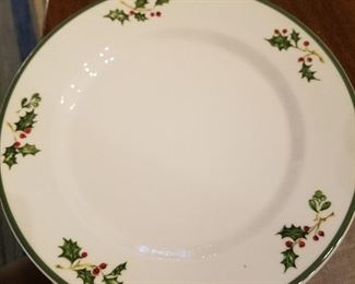 Dinner plates are by Christopher Radko