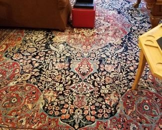 Another view of the approximately 15' x 22' antique rug
