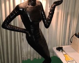 RARE Life sized “Lady” lamp. 80’s GOLD!