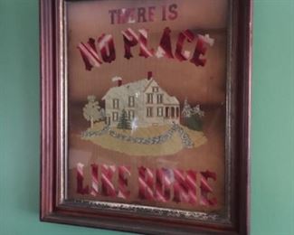 Nice Victorian Embroidery No Place Like Home