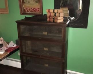 Globe Wernicke Barrister Bookcase, New Jersey Law books