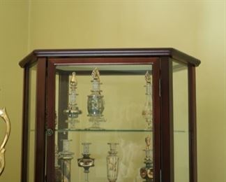 small curio cabinet