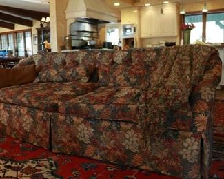 sofa with down cushions 86L x 34d x 31h