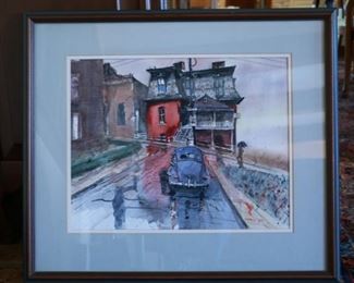 Local artist Bill Kidwell watercolor