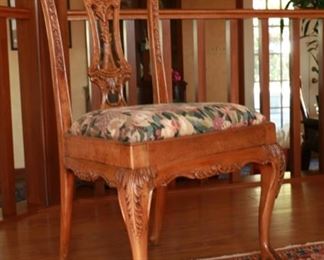 Dining chair 21 1/2w x 18d x 39h