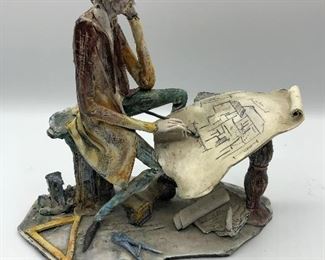 Mid Century Italian Figurine Lo Scricciolo by T Moretto