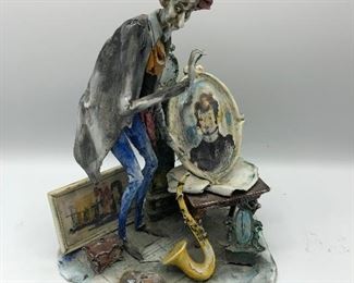 Mid Century Italian Figurine Lo Scricciolo by T Moretto