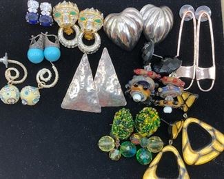 Fashion and Sterling Silver Earrings