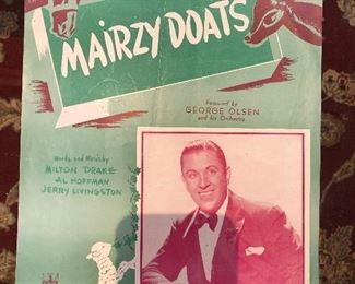 Vintage Sheet Music