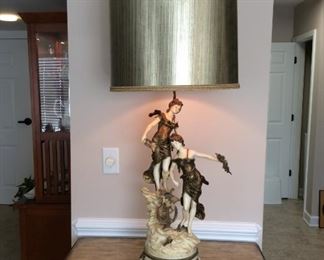 L and F Moreau Lamp