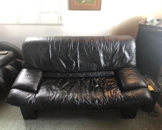 Leather sofas