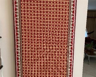 Many hand made tapestry wall hangings