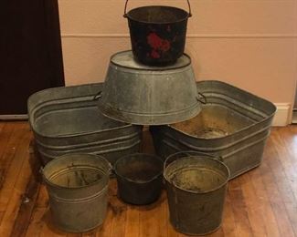 Vintage Buckets and Pots https://ctbids.com/#!/description/share/292023