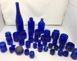 Antique Blue Cobalt Glass https://ctbids.com/#!/description/share/292044