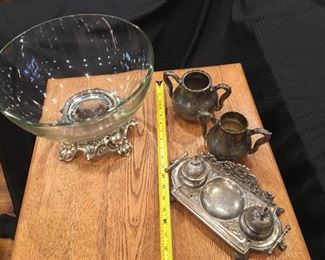 Antique Silver Plated Items https://ctbids.com/#!/description/share/292050