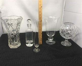 Crystal & Glass Vase https://ctbids.com/#!/description/share/292096