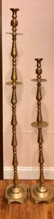Vintage Brass Candlesticks https://ctbids.com/#!/description/share/292122