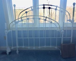 Iron bed frame
