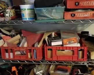 Tools, Paints and Pieces..