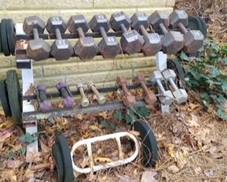 Weights....No, I will not help you load them. 