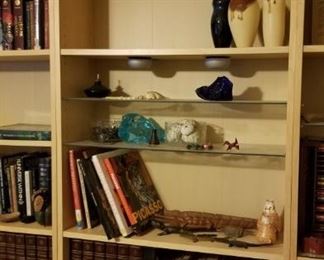 Books, books, books... including old medical books.