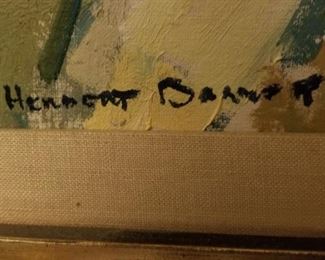 Oil by Herbet Barnet 