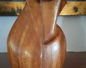 Wooden Statue of Woman