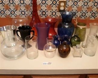 Assorted vases