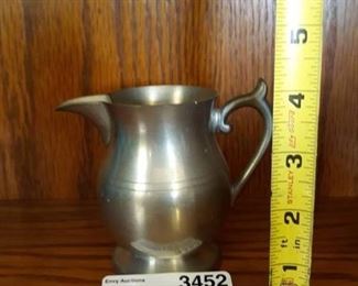 Small pewter pitcher