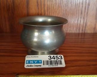 Pewter footed bowl