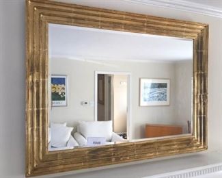 Water Gilded Wood Frame Mirror