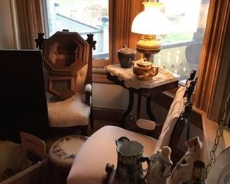 Tons of antiques throughout the home