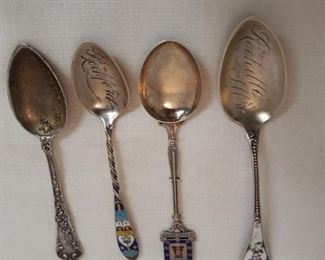 6 sterling silver teaspoons