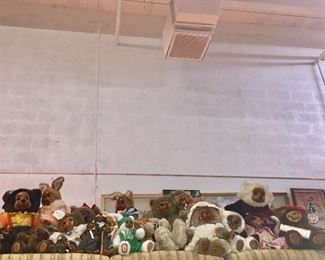 Huge Signed Collection of Raikes Bears & Some Bunnies (with Certificates)