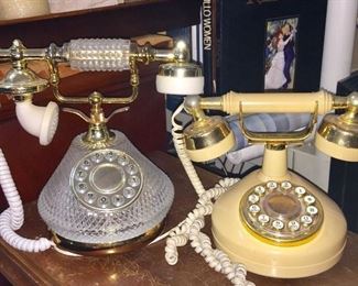 2 Victorian Style Telephones