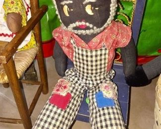 Collection of Vintage Cloth Dolls