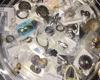 Assorted Vintage Sterling Assorted Jewelry