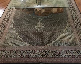 Persian silk/wool rug $3000