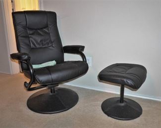 Swivel chair and ottoman