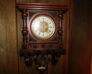 Ornate Victorian Wall Clock