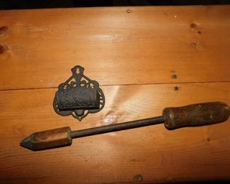 Cast Iron Match Holder