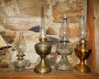 Old Oil Lamps and Finger Lamps