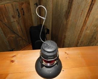 Dietz NOPSI (New Orleans Public Service Incorporated) Lantern/Red Globe