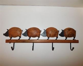 Figural Pig Rack