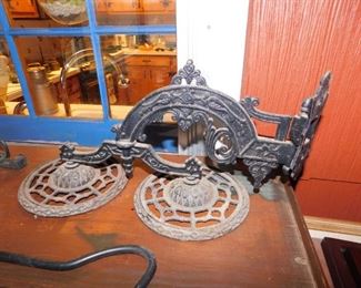 Antique Oil Lamp Holder